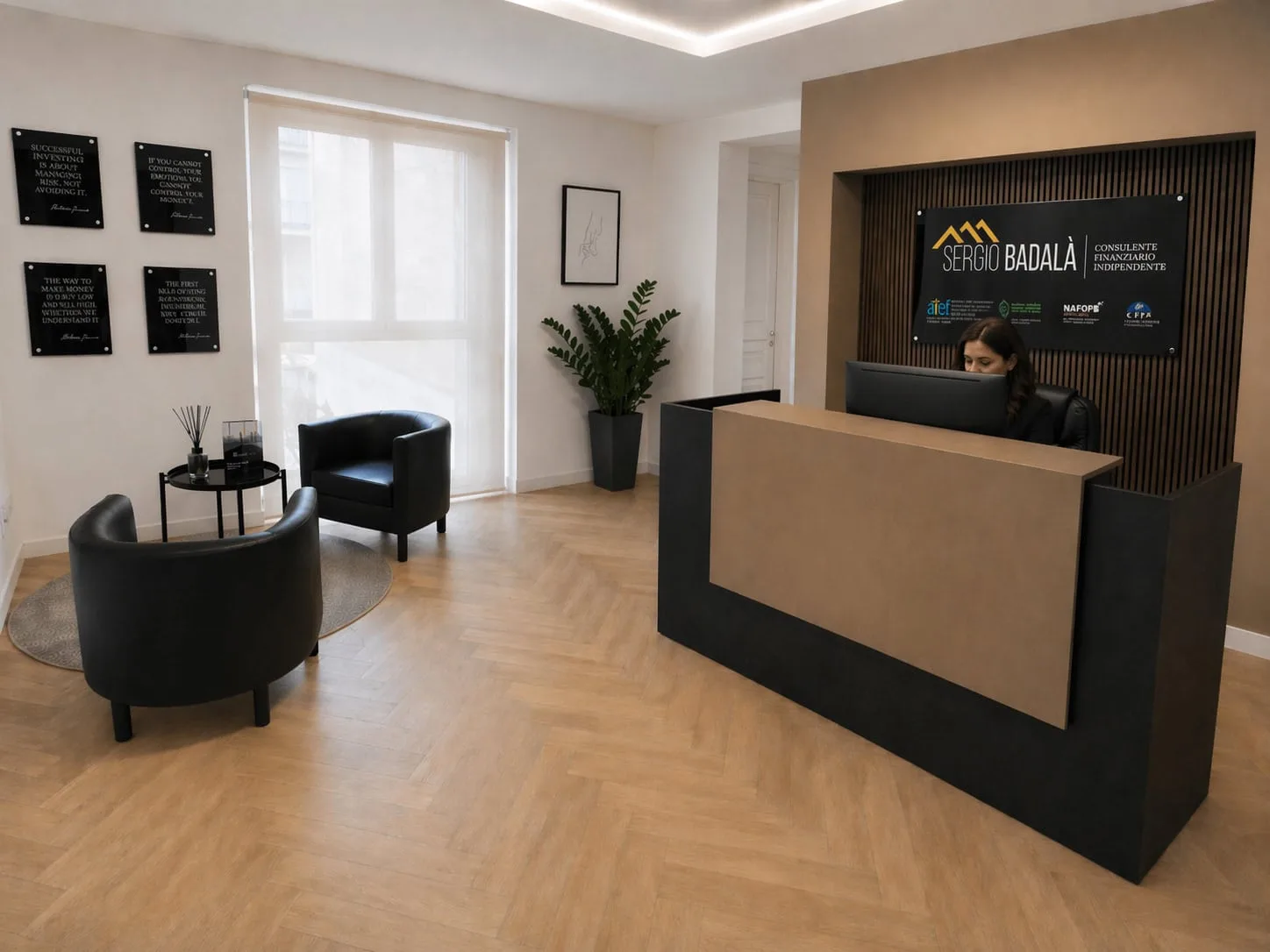 Ingresso dello Studio Badal&agrave;